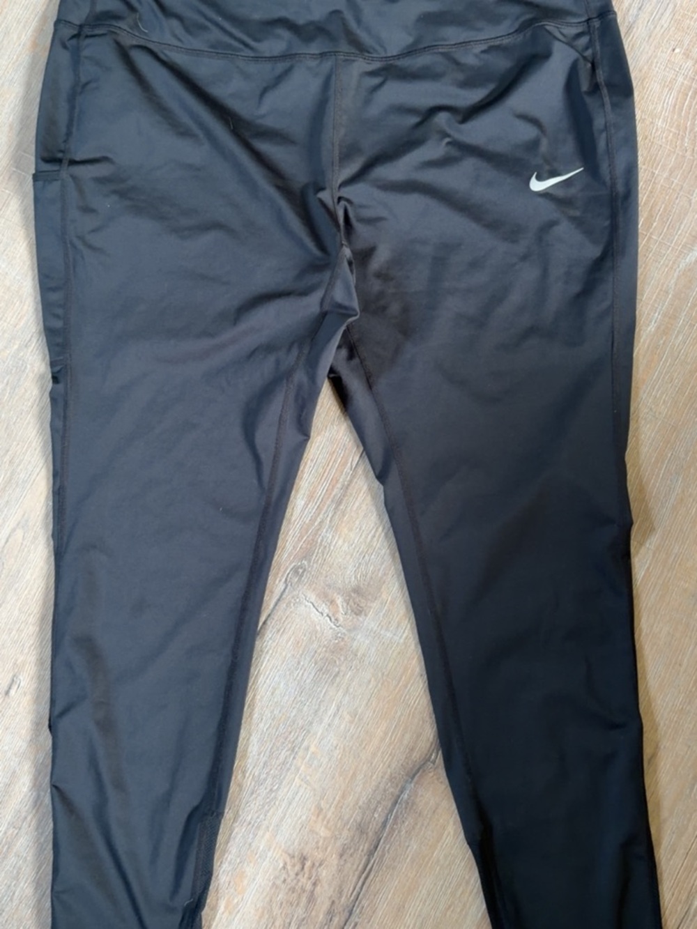 Nike Black Women's Joggers with Silver Reflective Swoosh